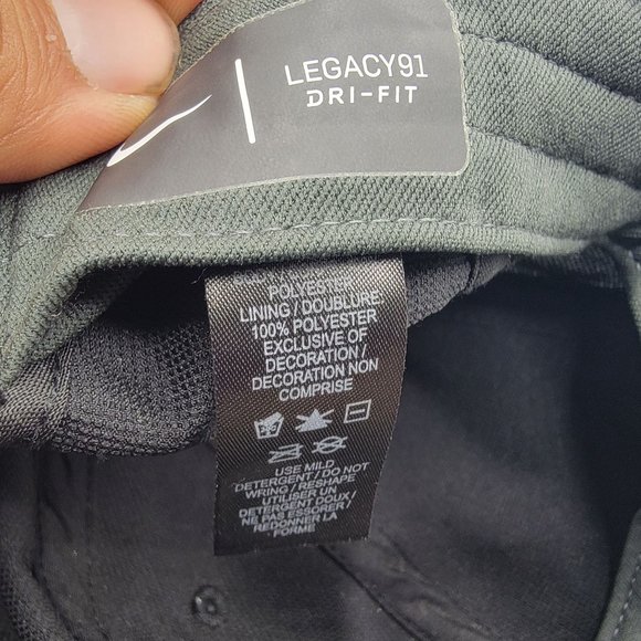 Nike Legacy 91 Verizon 2.5 Million By 2025 Adults Black Hat Athletic AA1859-010 - Picture 8 of 12